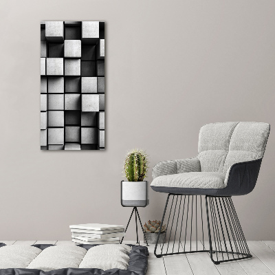 Verticaal schilderij op canvas Abstractie