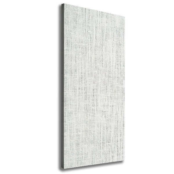 Verticale canvasfoto Wit linnen canvas
