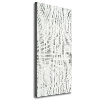 Verticale canvasfoto Wit linnen canvas