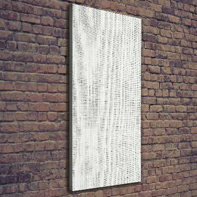 Foto obraz na płótnie pionowy Lniane białe płótno