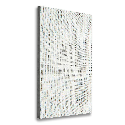 Verticale canvasfoto Wit linnen canvas