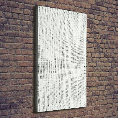 Verticale canvasfoto Wit linnen canvas