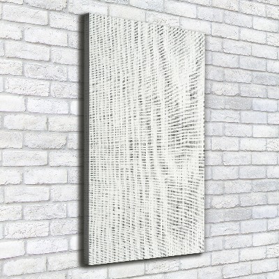 Verticale canvasfoto Wit linnen canvas