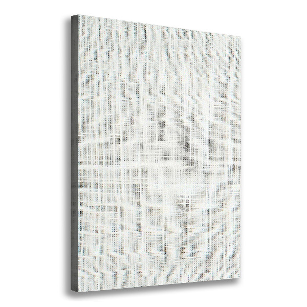 Verticale canvasfoto Wit linnen canvas