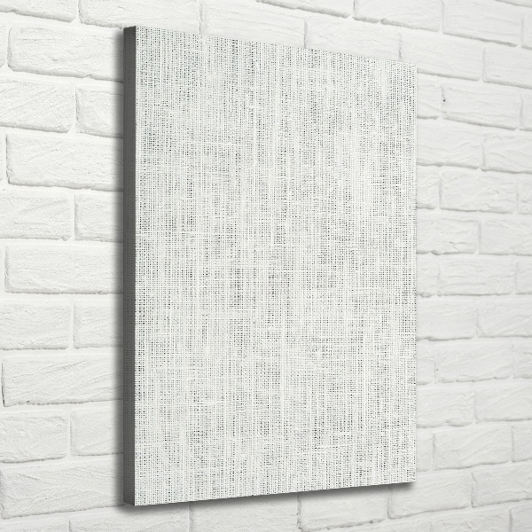 Verticale canvasfoto Wit linnen canvas
