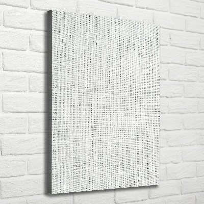 Verticale canvasfoto Wit linnen canvas