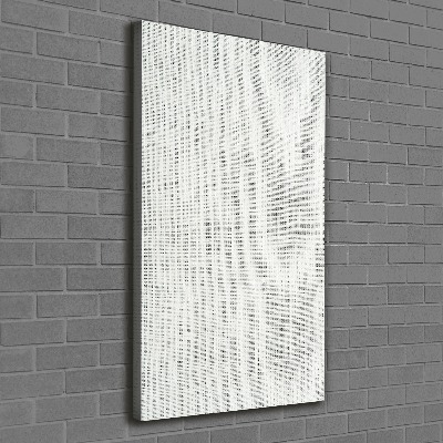 Verticale canvasfoto Wit linnen canvas