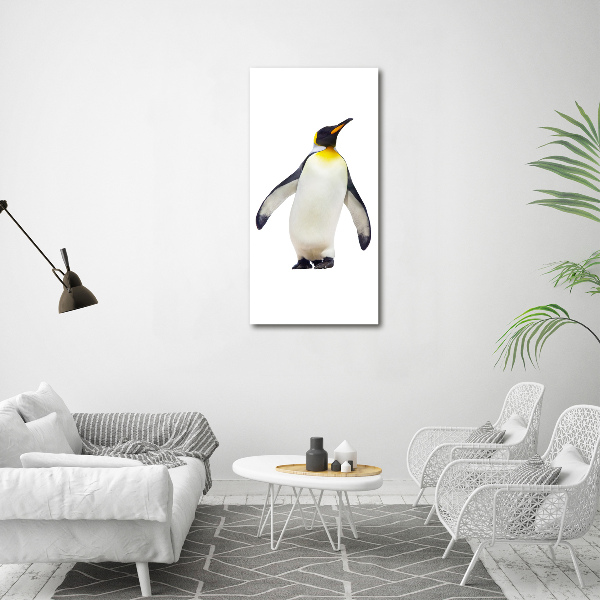 Verticaal canvasschilderij Pinguïn