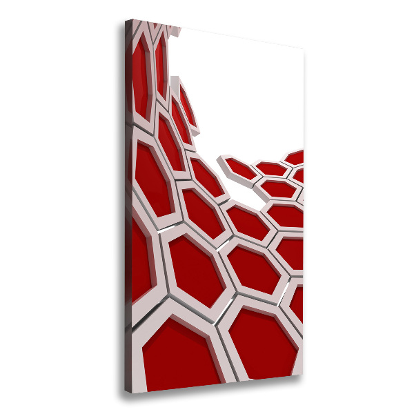 Verticale foto op canvas 3D-abstractie