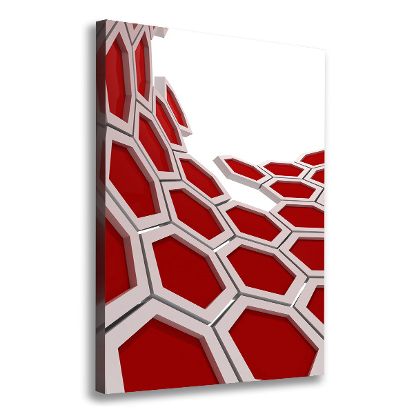 Verticale foto op canvas 3D-abstractie