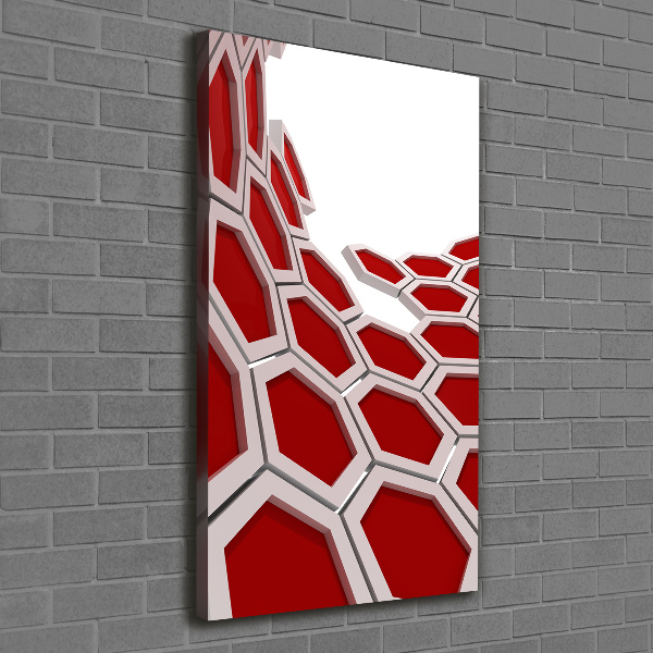 Verticale foto op canvas 3D-abstractie