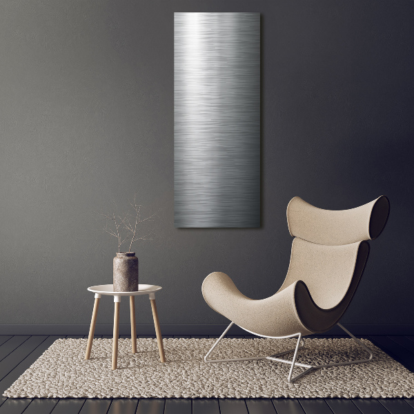 Verticale foto op canvas Metalen achtergrond