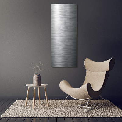 Verticale foto op canvas Metalen achtergrond