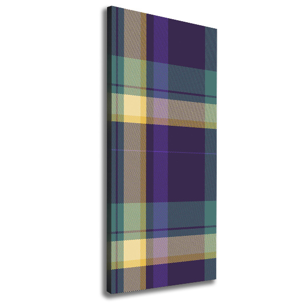 Verticale foto op canvas Geruite textuur