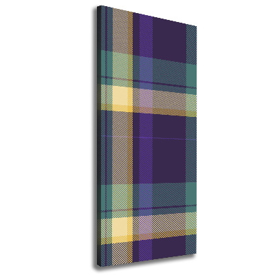 Foto obraz na płótnie pionowy Krata tekstura