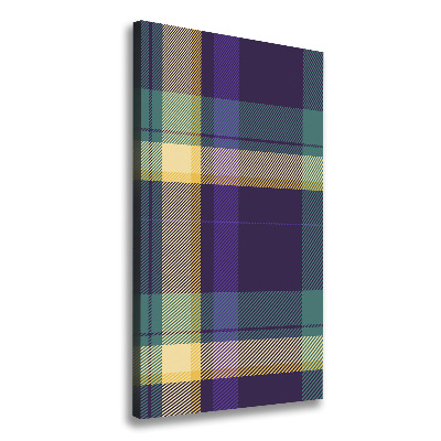 Verticale foto op canvas Geruite textuur