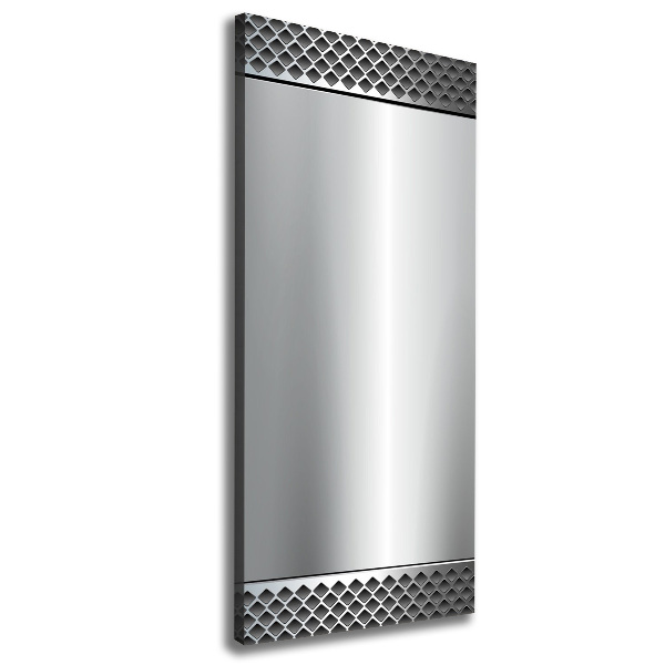 Verticale canvasfoto Metalen achtergrond