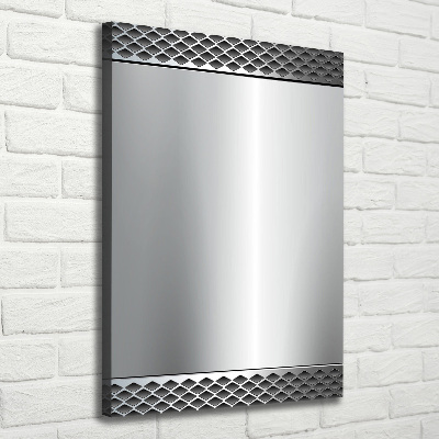 Verticale canvasfoto Metalen achtergrond