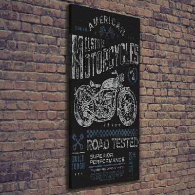 Verticale foto op canvas Automobiel