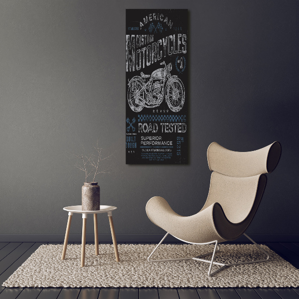 Verticale foto op canvas Automobiel