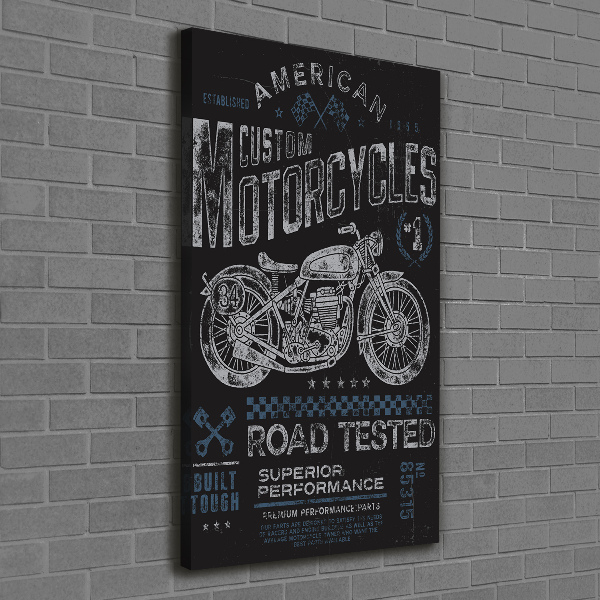 Verticale foto op canvas Automobiel