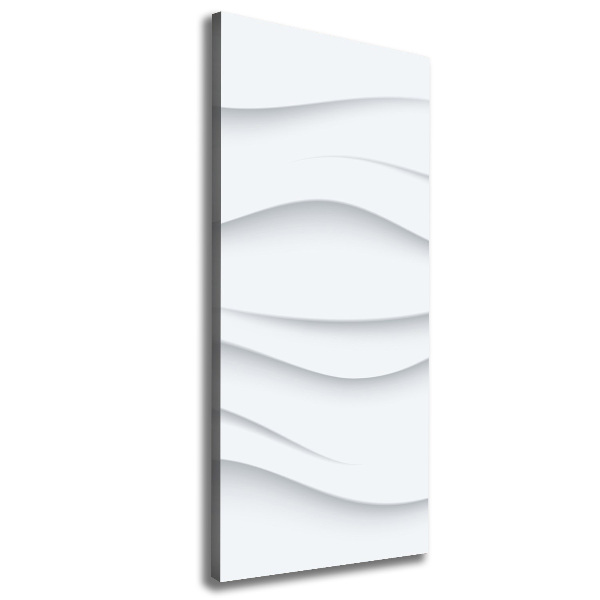 Verticaal schilderij op canvas Abstracte golven