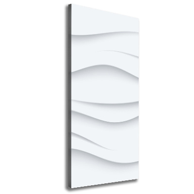 Verticaal schilderij op canvas Abstracte golven