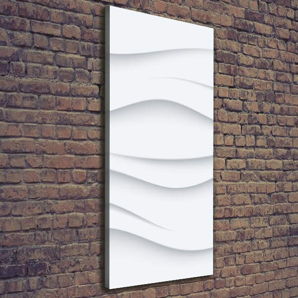 Verticaal schilderij op canvas Abstracte golven