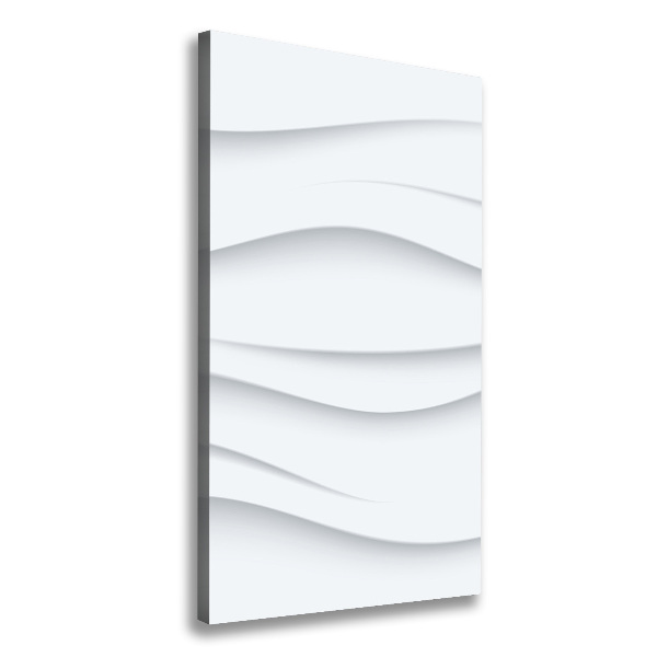 Verticaal schilderij op canvas Abstracte golven