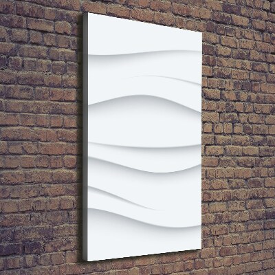 Verticaal schilderij op canvas Abstracte golven