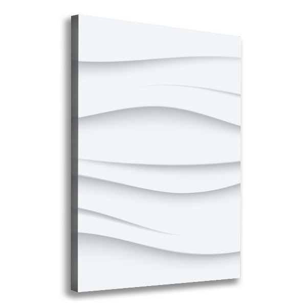Verticaal schilderij op canvas Abstracte golven