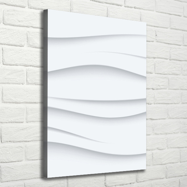 Verticaal schilderij op canvas Abstracte golven