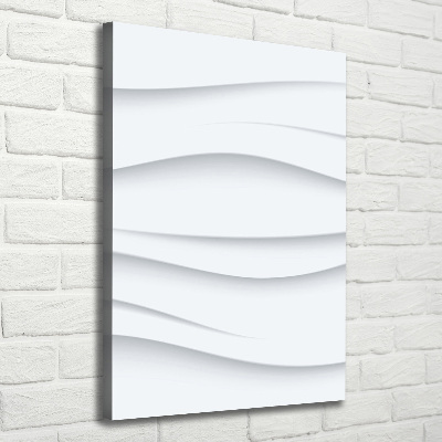 Verticaal schilderij op canvas Abstracte golven