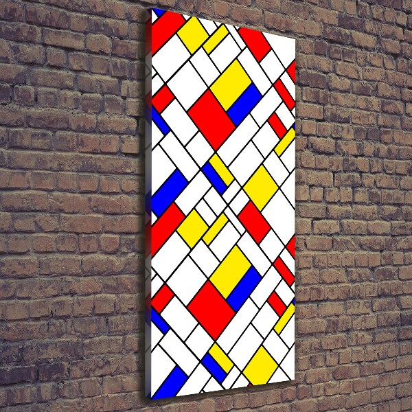 Verticale foto op canvas Abstractie