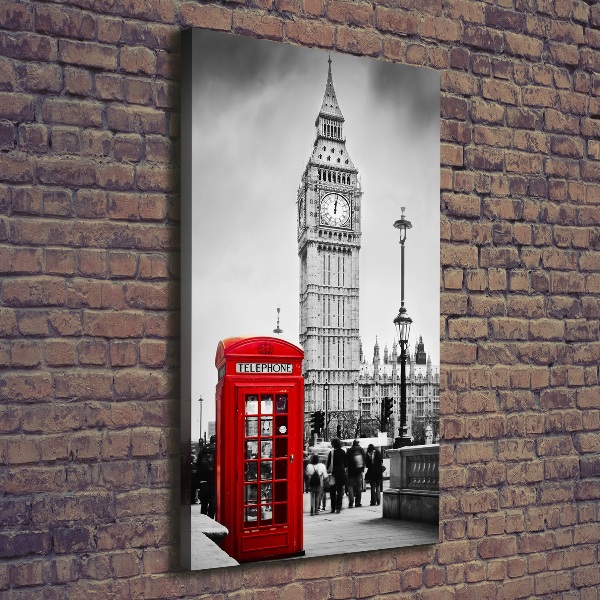 Verticale foto op canvas Big Ben Londen