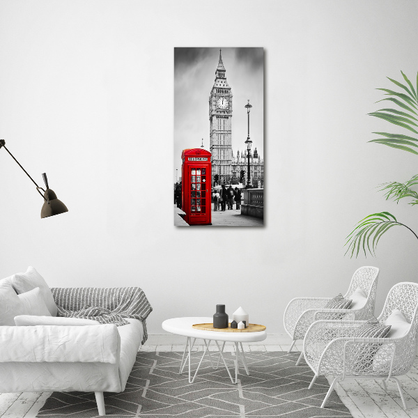 Verticale foto op canvas Big Ben Londen