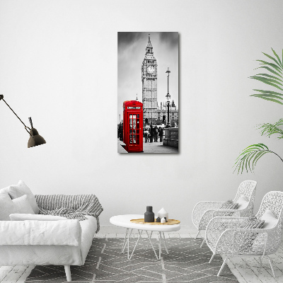 Verticale foto op canvas Big Ben Londen