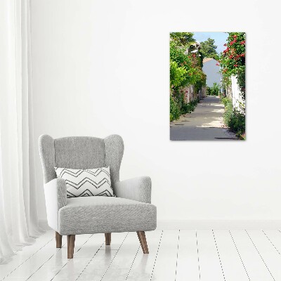 Verticaal schilderij op canvas Franse straten