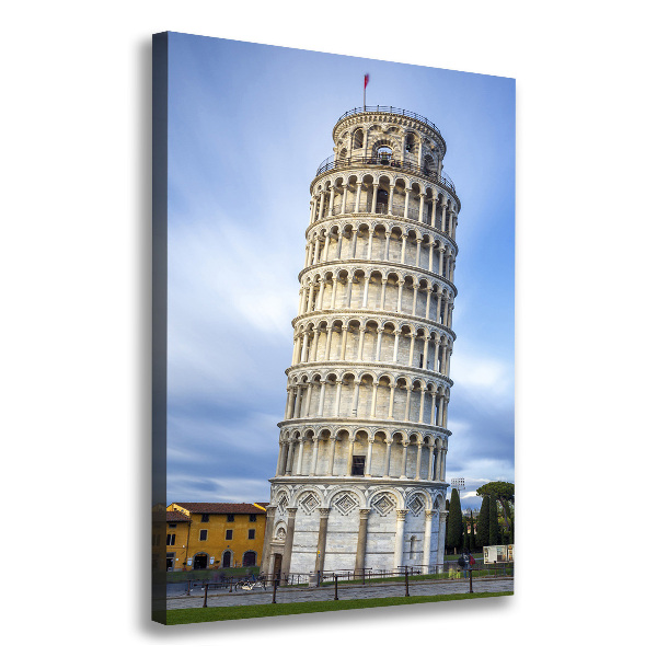 Verticale canvasfoto Scheve Toren van Pisa