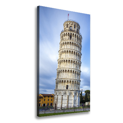 Verticale canvasfoto Scheve Toren van Pisa