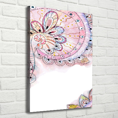 Verticale foto op canvas Abstract patroon