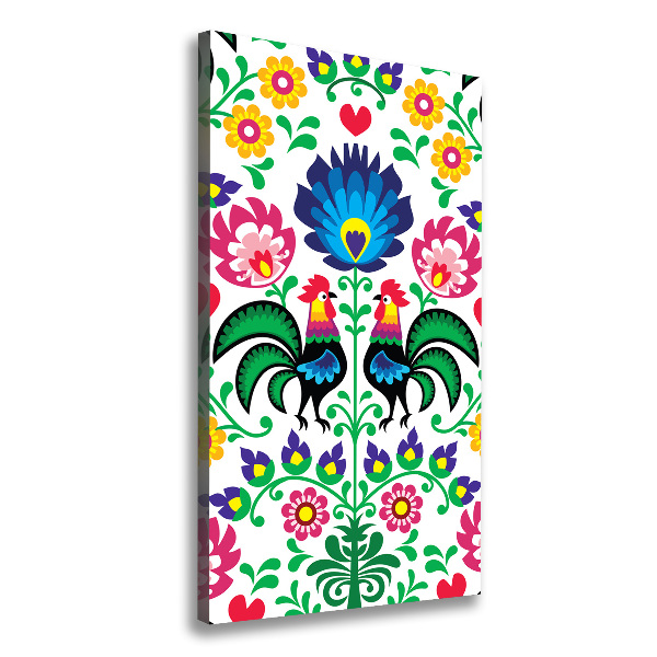 Verticaal canvasschilderij Etnisch patroon