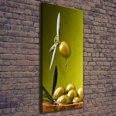 Foto obraz na płótnie pionowy Oliwa z oliwek