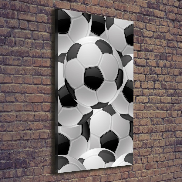 Verticaal schilderij op canvas Voetbal