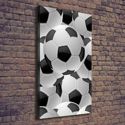 Verticaal schilderij op canvas Voetbal