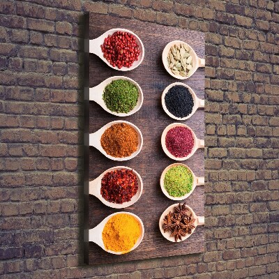 Verticaal canvasschilderij Specerijen