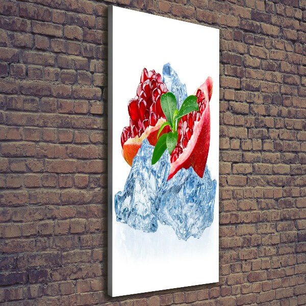 Verticaal canvasschilderij Granaat