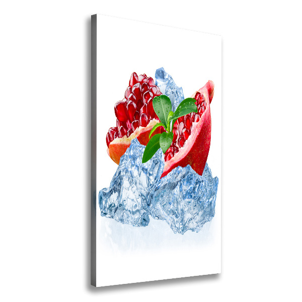 Verticaal canvasschilderij Granaat