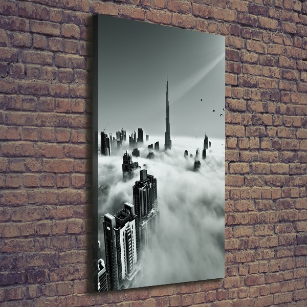 Verticale canvasfoto Wolkenkrabbers