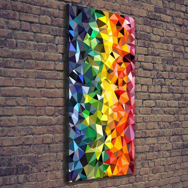 Verticale canvasfoto Geometrische achtergrond